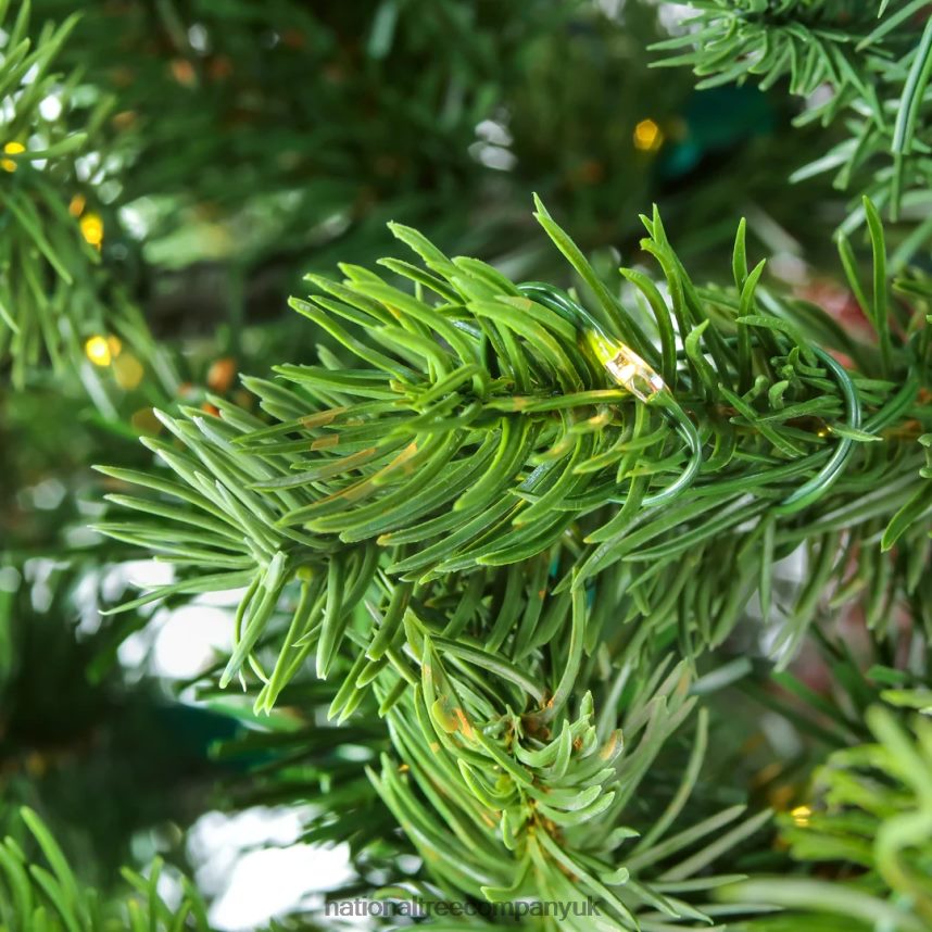 Trees | National Tree Company 10ft Pre-lit Artificial Feel Real Lark Pine Medium Hinged Tree 5320 Warm White LED Rice Lights- UL F2L4F199